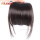 Synthetic Hair Neat Bangs Extensions Clip On Fringes